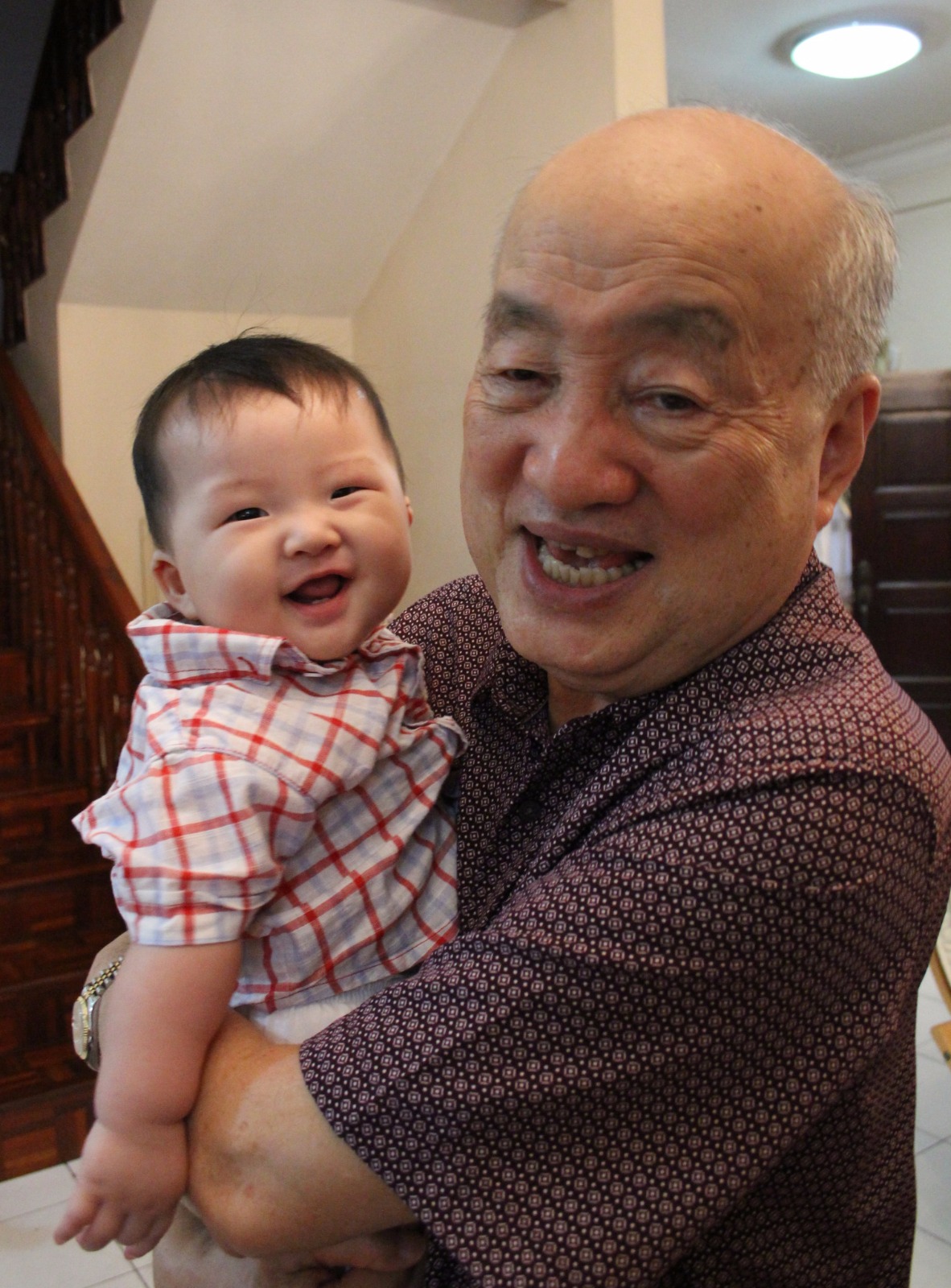 Ah Kong with Hong Hong